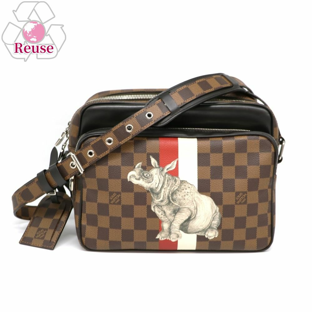 【予約会対象品】 【リユース品】 ルイヴィトン LOUIS VUITTON ショルダーバッグ ナイルPM ジェイク アンド ディノスチャップマン N42704 ブラウン 【お取り寄せ】