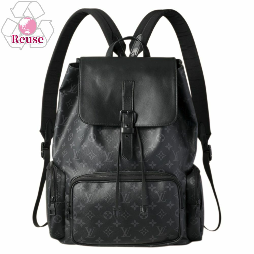 【予約会対象品】 【リユース品】 ルイヴィトン LOUIS VUITTON リュックサック バックパック トリオバックパック M45538 ブラック 【お取り寄せ】