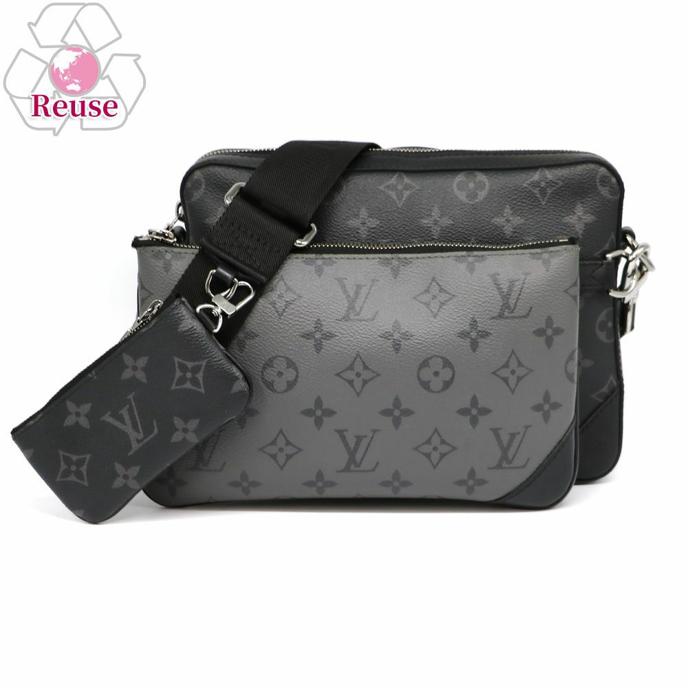 【予約会対象品】 【リユース品】 ルイヴィトン LOUIS VUITTON ショルダーバッグ トリオメッセンジャー M69443 ブラック 【お取り寄せ】