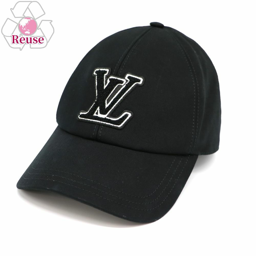 【予約会対象品】 【リユース品】 ルイヴィトン LOUIS VUITTON キャップ 帽子 キャップ M7282M ブラック M 【お取り寄せ】