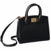 【予約会対象品】 フェラガモ FERRAGAMO ハンドバッグ THE STUDIO BOX MINI 211424 750036 ブラック 【お取り寄せ】