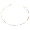 【予約会対象品】 ジュエリー JEWELRY スリーカラーブレスレット 地金 ゴールド K14イエローゴールド/ピンクゴールド/ホワイトゴールド　ブレスレット 【お取り寄せ】