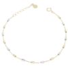 【予約会対象品】 ジュエリー JEWELRY コンビカラーブレスレット 地金 ゴールド K14イエローゴールド/ホワイトゴールド　ブレスレット 【お取り寄せ】