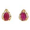 【予約会対象品】 ジュエリー JEWELRY ピアス ルビー ゴールド K18イエローゴールド　ルビーピアス 【お取り寄せ】