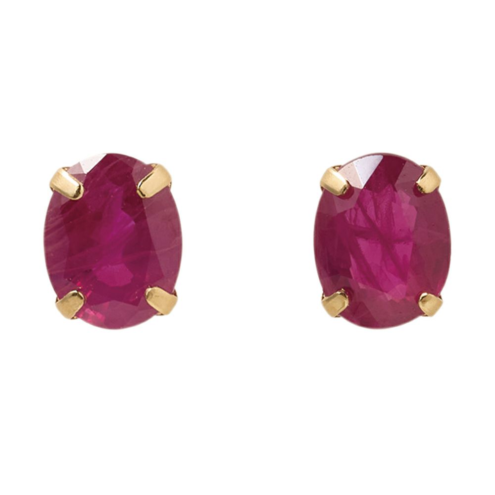 【予約会対象品】 ジュエリー JEWELRY ピアス ルビー ゴールド K18イエローゴールド　ルビーピアス 【お取り寄せ】