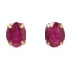 【予約会対象品】 ジュエリー JEWELRY ピアス ルビー ゴールド K18イエローゴールド　ルビーピアス 【お取り寄せ】