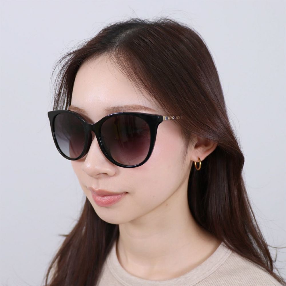 バーバリー BURBERRY メンズ レディース サングラス 0BE4333F 30018G 55 BLACK GREY GRADIENT