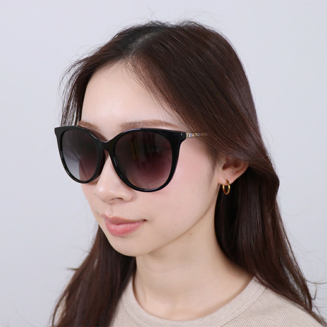 バーバリー BURBERRY メンズ レディース サングラス 0BE4333F 30018G 55 BLACK GREY GRADIENT
