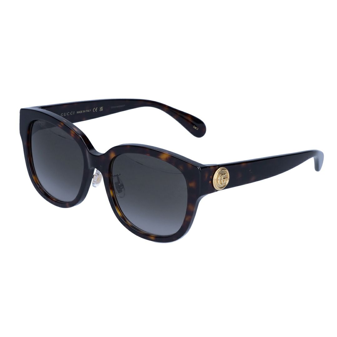 グッチ GUCCI レディース サングラス GG1409SK 002 HAVANA HAVANA BROWN