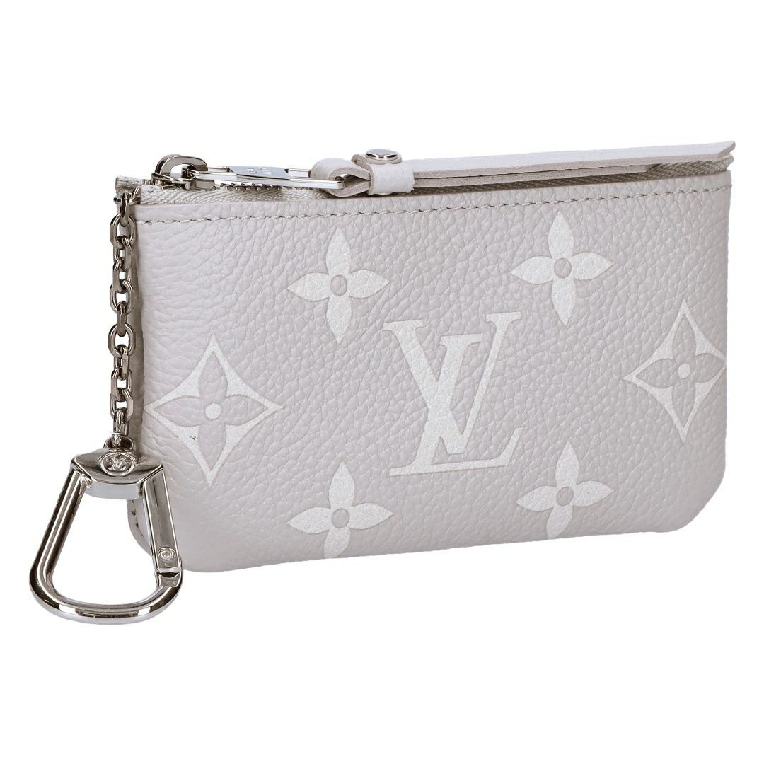 ルイヴィトン LOUIS VUITTON コインケース キーケース アンプラント M13793 ポッシェット・クレ ブリュームグレー/ホワイトクオーツ