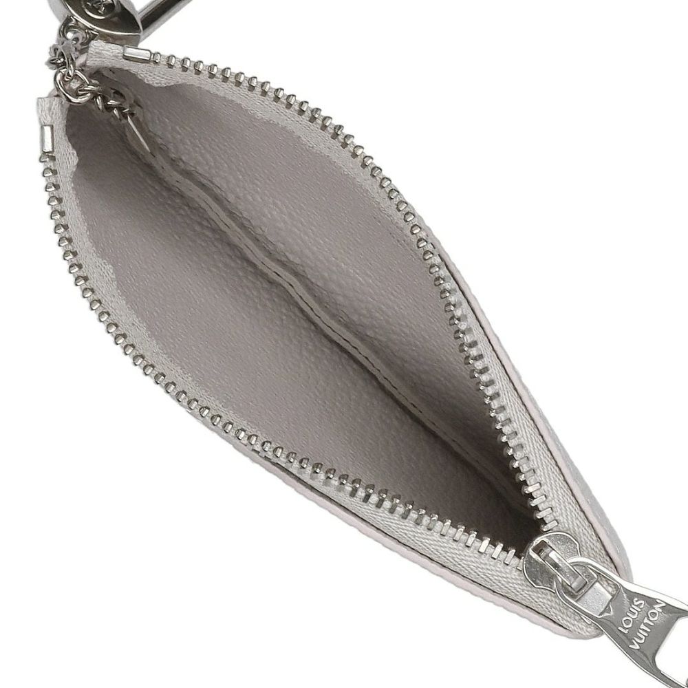 ルイヴィトン LOUIS VUITTON コインケース キーケース アンプラント M13793 ポッシェット・クレ ブリュームグレー/ホワイトクオーツ