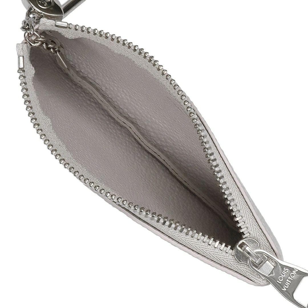 ルイヴィトン LOUIS VUITTON コインケース キーケース アンプラント M13793 ポッシェット・クレ ブリュームグレー/ホワイトクオーツ