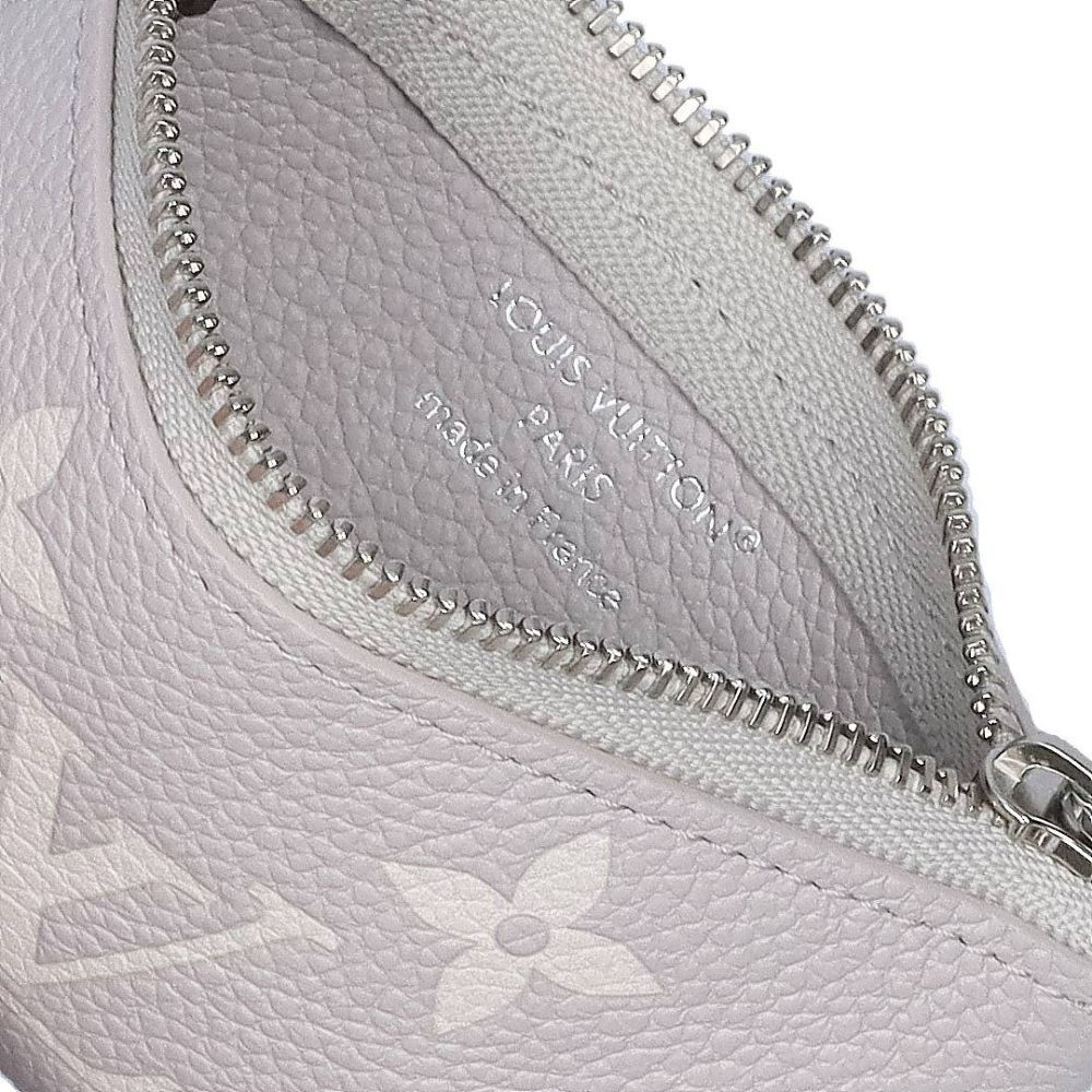 ルイヴィトン LOUIS VUITTON コインケース キーケース アンプラント M13793 ポッシェット・クレ ブリュームグレー/ホワイトクオーツ