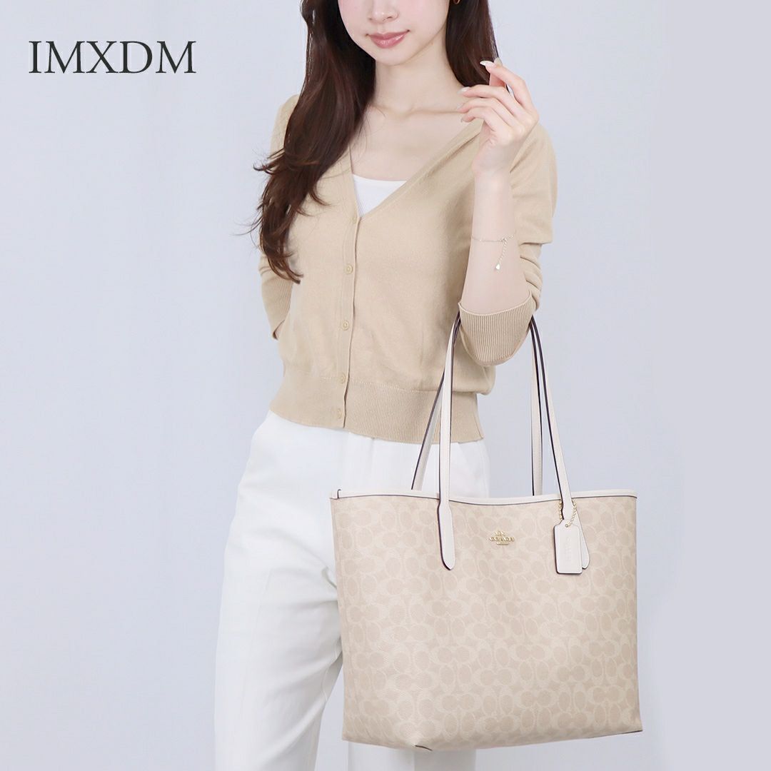 コーチ COACH トートバッグ シティシグネチャー キャンバス CV976