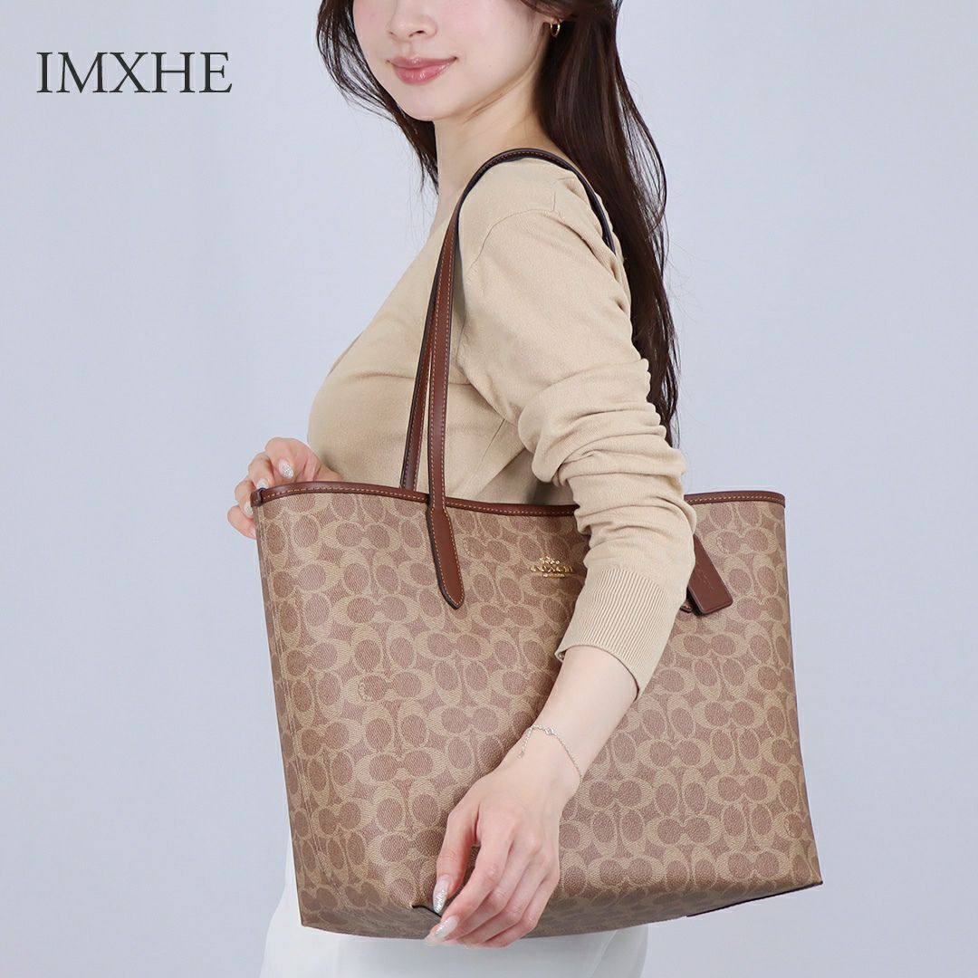 コーチ COACH トートバッグ シティシグネチャー キャンバス CV976