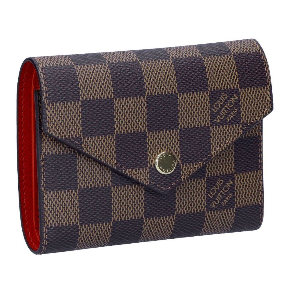 ルイヴィトン LOUIS VUITTON 折財布 三つ折り財布 ダミエ N41659 ポルトフォイユ･ヴィクトリーヌ