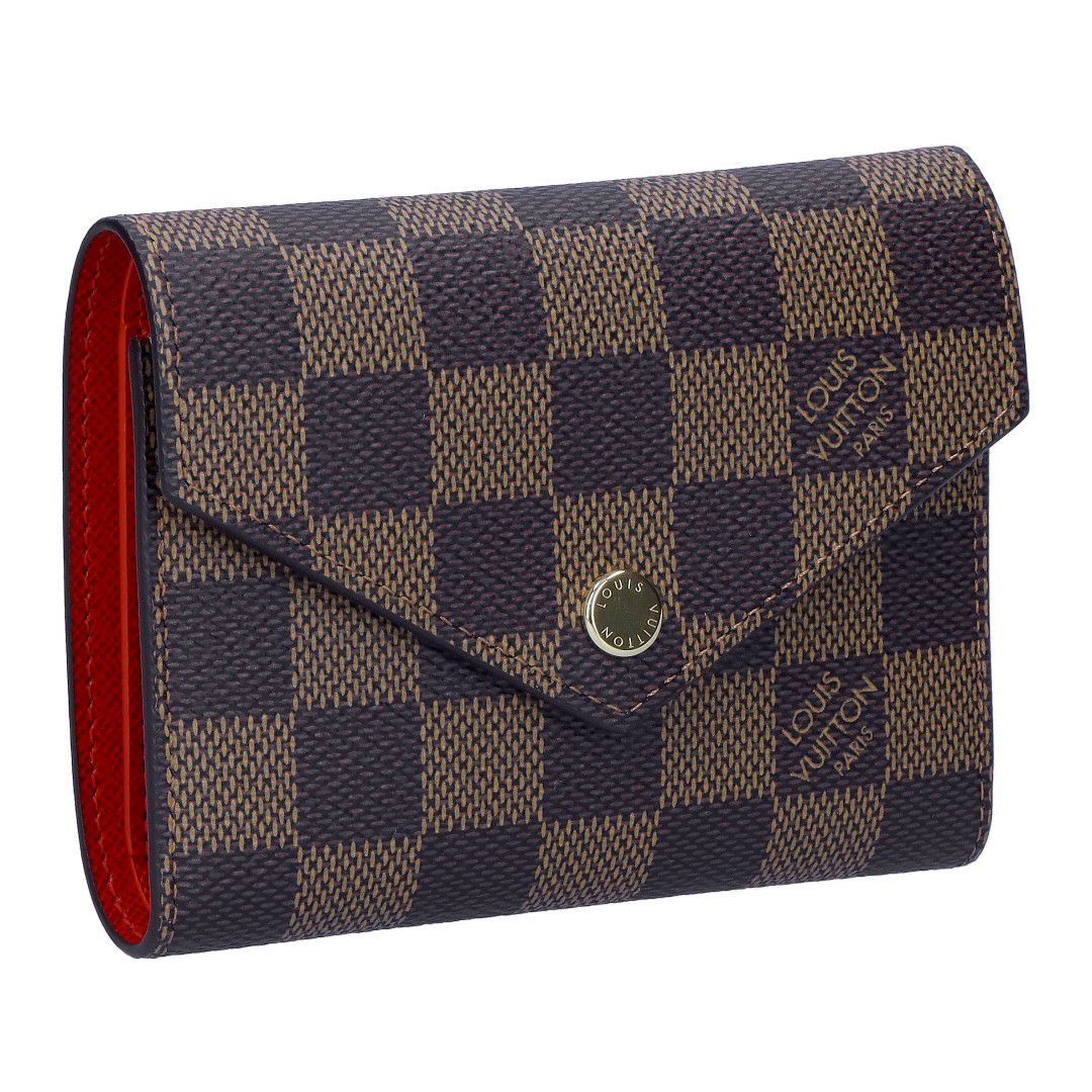 ルイヴィトン LOUIS VUITTON 折財布 三つ折り財布 ダミエ N41659 ポルトフォイユ･ヴィクトリーヌ