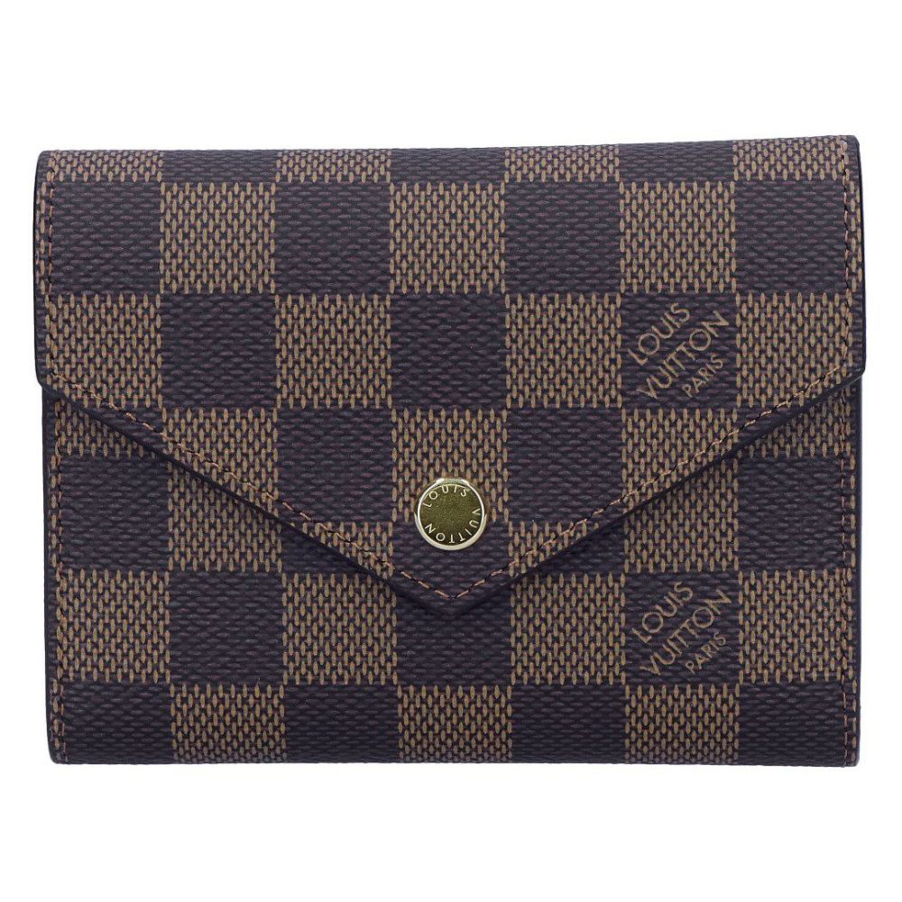 ルイヴィトン LOUIS VUITTON 折財布 三つ折り財布 ダミエ N41659 ポルトフォイユ･ヴィクトリーヌ