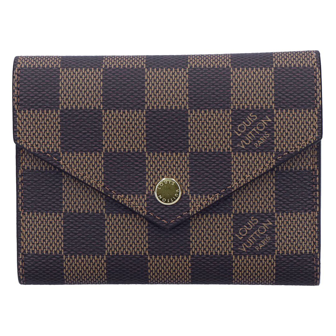ルイヴィトン LOUIS VUITTON 折財布 三つ折り財布 ダミエ N41659 ポルトフォイユ･ヴィクトリーヌ