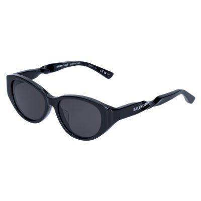バレンシアガ BALENCIAGA レディース サングラス BB0209SA 001 55 BLACK BLACK GREY SUNGLASS WOMAN ACETATE