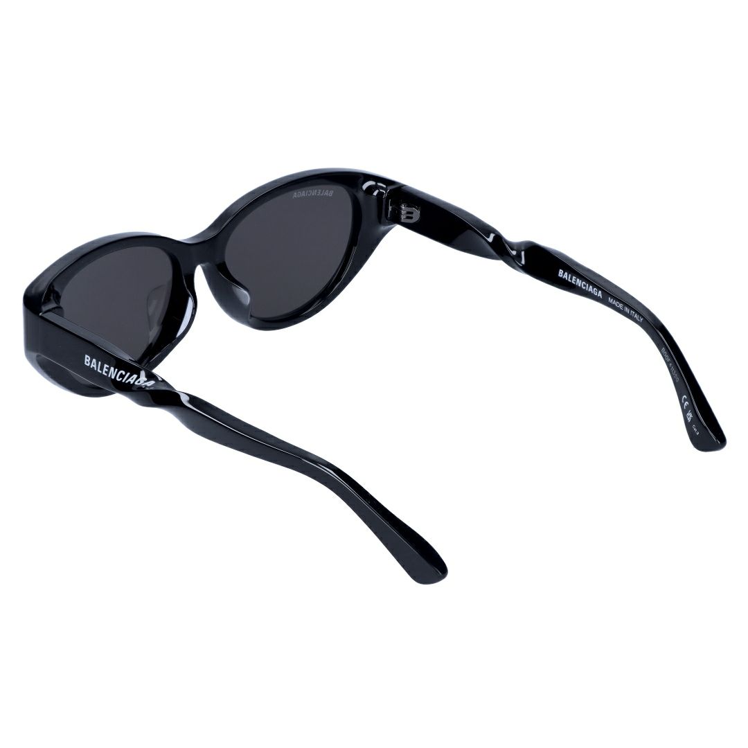 バレンシアガ BALENCIAGA レディース サングラス BB0209SA 001 55 BLACK BLACK GREY SUNGLASS WOMAN ACETATE