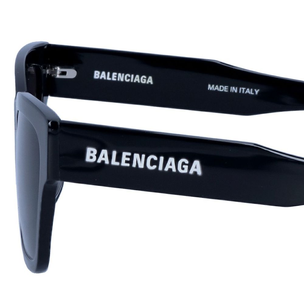 バレンシアガ BALENCIAGA レディース サングラス BB0307SA 001 56 BLACK BLACK GREY SUNGLASS WOMAN RECYCLED