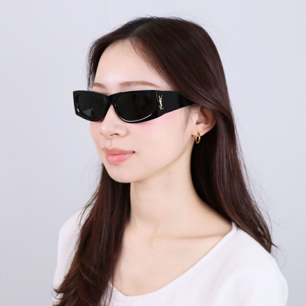 サンローランパリ SAINT LAURENT PARIS レディース サングラス M140/F 001 56 SUNGLASS WOMAN RECYCLED BLACK BLACK BLACK