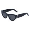 サンローランパリ SAINT LAURENT PARIS レディース サングラス M94/F 001 53 SUNGLASS WOMAN RECYCLED BLACK BLACK GREY