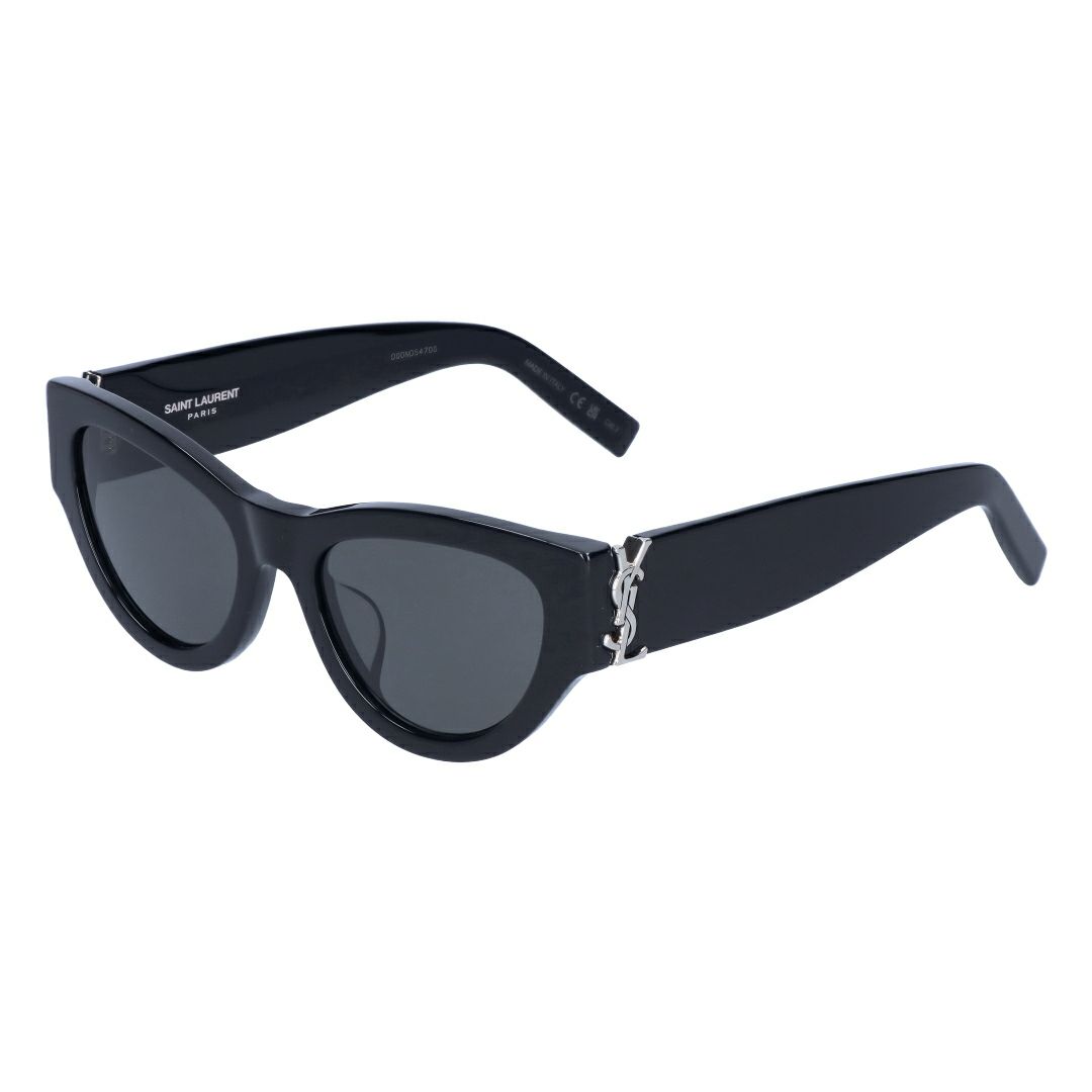 サンローランパリ SAINT LAURENT PARIS レディース サングラス M94/F 001 53 SUNGLASS WOMAN RECYCLED BLACK BLACK GREY