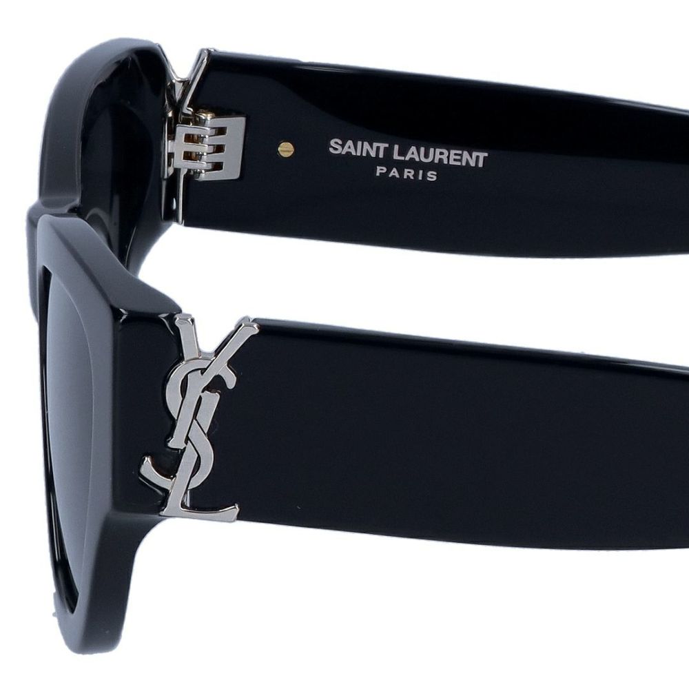 サンローランパリ SAINT LAURENT PARIS レディース サングラス M94/F 001 53 SUNGLASS WOMAN RECYCLED BLACK BLACK GREY
