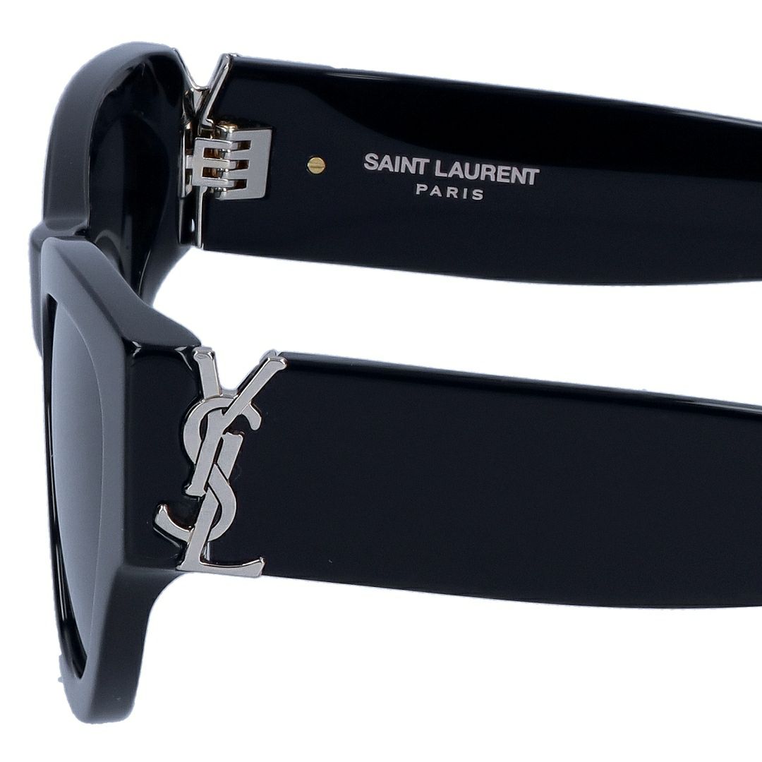 サンローランパリ SAINT LAURENT PARIS レディース サングラス M94/F 001 53 SUNGLASS WOMAN RECYCLED BLACK BLACK GREY