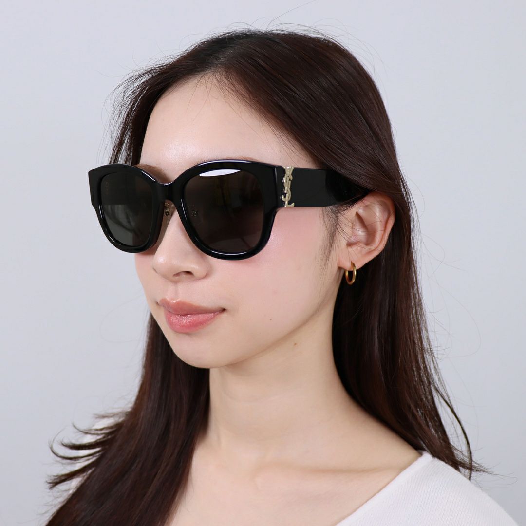 サンローランパリ SAINT LAURENT PARIS レディース サングラス SLM95/K 001 54 SUNGLASS WOMAN ACETATE BLACK BLACK GREY