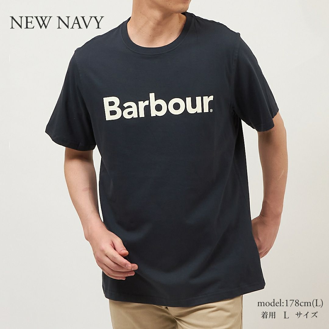 バブアー BARBOUR メンズ 半袖Tシャツ クルーネック BARBOUR LOGO T SHIRT MTS0531