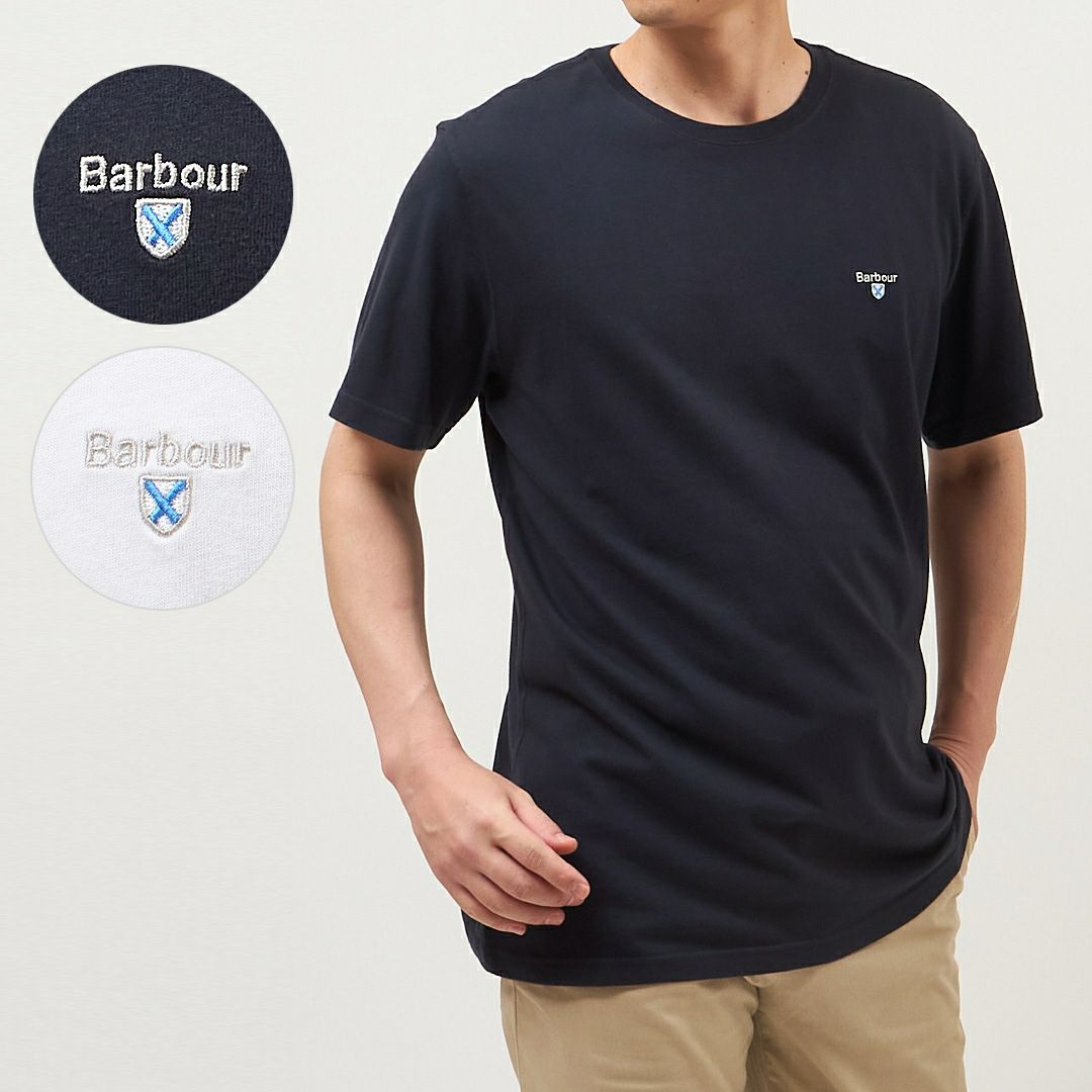バブアー BARBOUR メンズ 半袖Tシャツ クルーネック BARBOUR TARTAN SPORT T SHIRT MTS0670