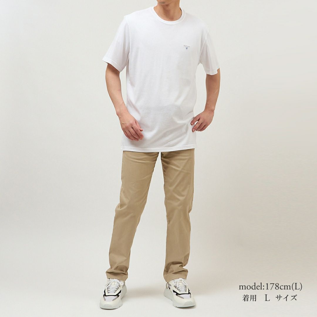 バブアー BARBOUR メンズ 半袖Tシャツ クルーネック BARBOUR TARTAN SPORT T SHIRT MTS0670