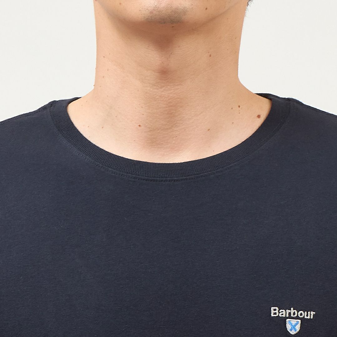 バブアー BARBOUR メンズ 半袖Tシャツ クルーネック BARBOUR TARTAN SPORT T SHIRT MTS0670