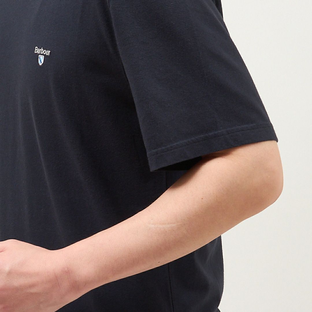 バブアー BARBOUR メンズ 半袖Tシャツ クルーネック BARBOUR TARTAN SPORT T SHIRT MTS0670