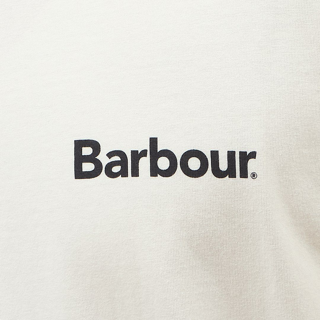 バブアー BARBOUR メンズ 半袖Tシャツ クルーネック BARBOUR HOMELANE T SHIRT MTS1397 WHISPER WHITE