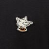 メゾンキツネ MAISON KITSUNE メンズ 半袖 Tシャツ カフェ キツネ バリスタ フォックス パッチ リラックス CKNU00102KJ7014 ユニセックス レディース
