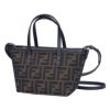 フェンディ FENDI 2WAYバッグ MINI ROLL 8BS096 AFPM F1GL7 T.MORO+R.EBANO+OS FF ジャガードバッグ