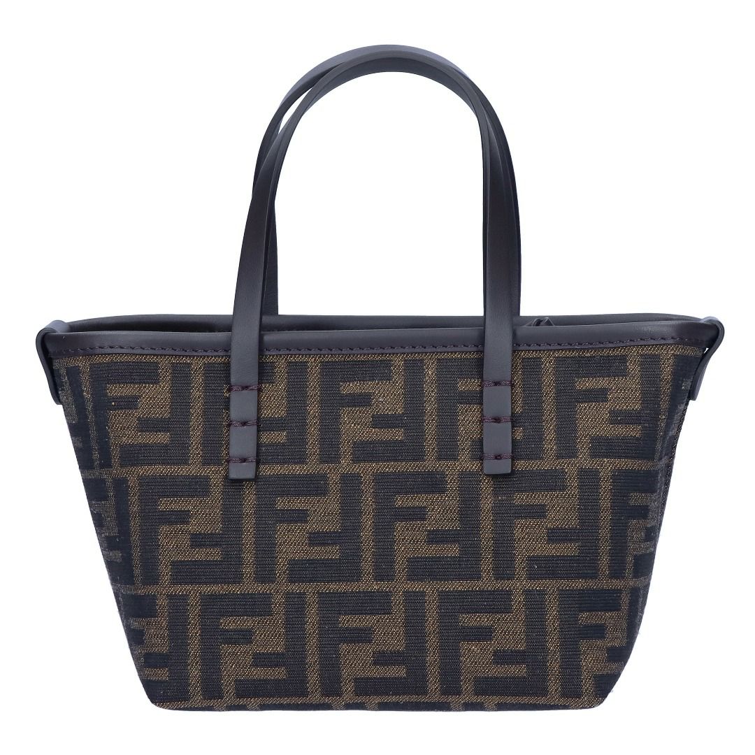 フェンディ FENDI 2WAYバッグ MINI ROLL 8BS096 AFPM F1GL7 T.MORO+R.EBANO+OS FF ジャガードバッグ