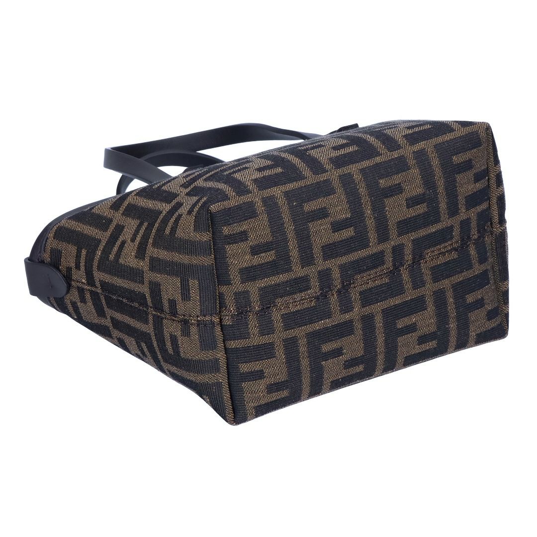 フェンディ FENDI 2WAYバッグ MINI ROLL 8BS096 AFPM F1GL7 T.MORO+R.EBANO+OS FF ジャガードバッグ