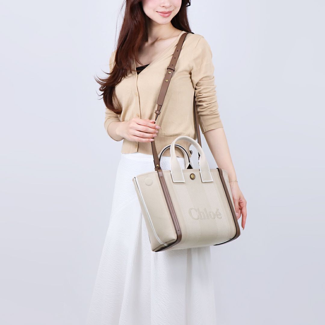 クロエ CHLOE 2WAYバッグ CARRY CHC25SS911 O65 23N VEGETAL BEIGE