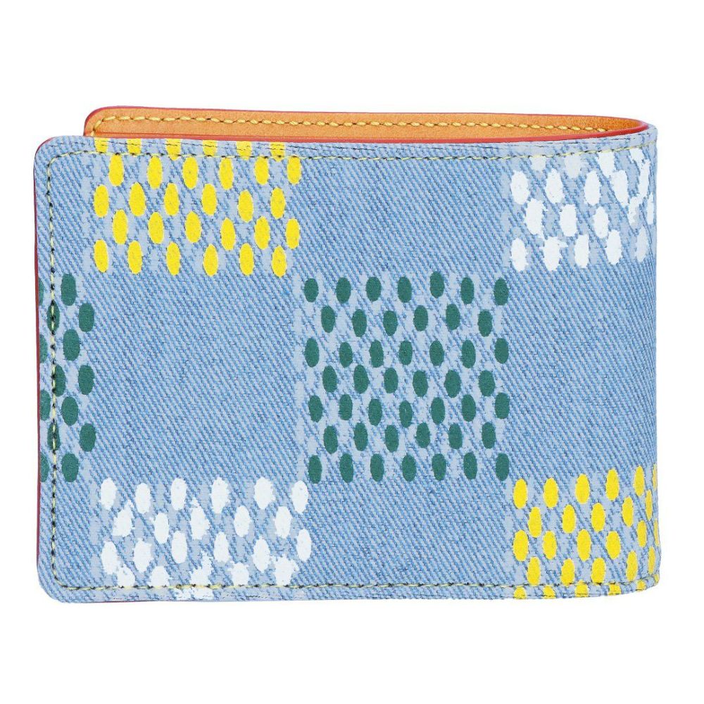 ルイヴィトン LOUIS VUITTON 折り財布 二つ折り財布 N00186 LV バーズ･ダミエ デニム ポルトフォイユ・ミュルティプル