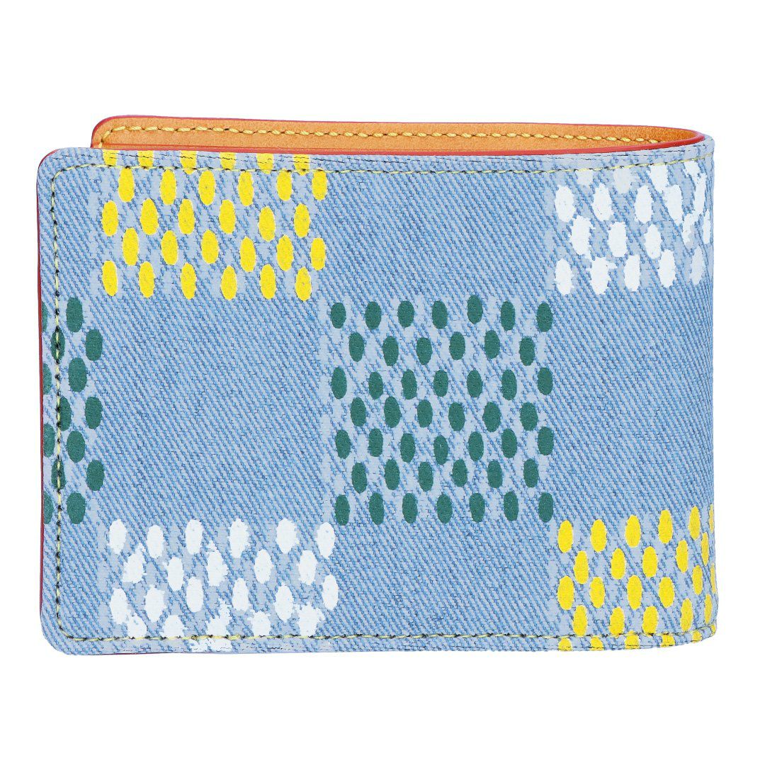 ルイヴィトン LOUIS VUITTON 折り財布 二つ折り財布 N00186 LV バーズ･ダミエ デニム ポルトフォイユ・ミュルティプル