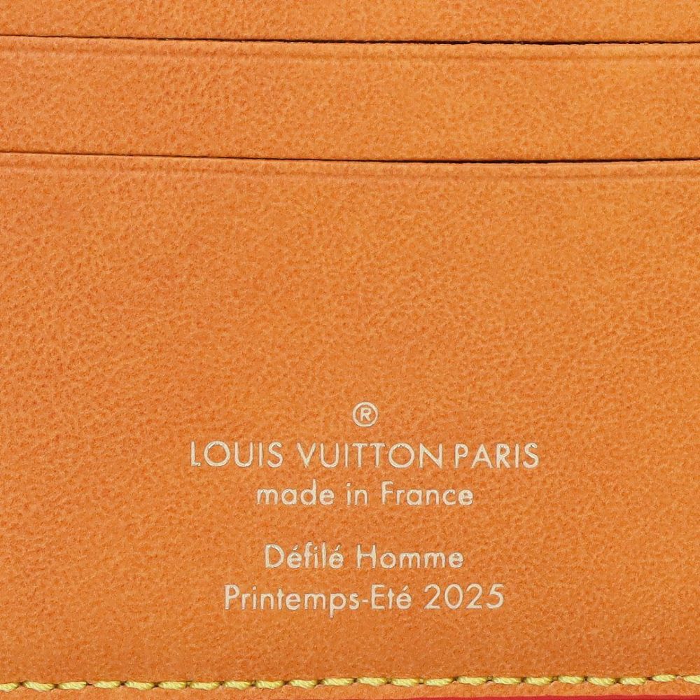 ルイヴィトン LOUIS VUITTON 折り財布 二つ折り財布 N00186 LV バーズ･ダミエ デニム ポルトフォイユ・ミュルティプル
