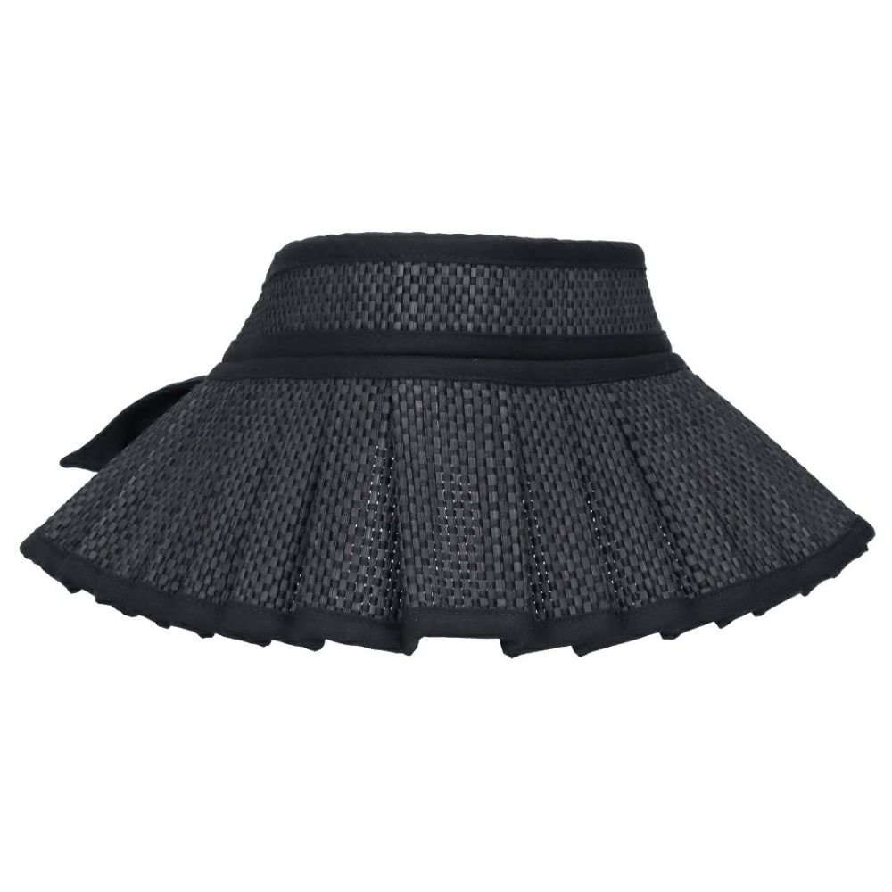 ローナマーレイ LORNA MURRAY 帽子 バイザー ストローハット CABANA SUN VISOR POSITANO 麦わら帽子 サンバイザー