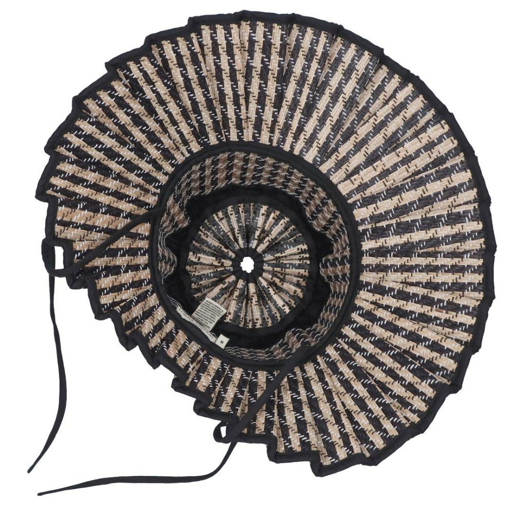 ローナマーレイ LORNA MURRAY 帽子 ストローハット 麦わら帽子 LUXE SHELL HAT ROMA MAXI バイザー サンハット