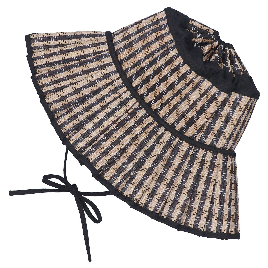ローナマーレイ LORNA MURRAY 帽子 ストローハット 麦わら帽子 LUXE SHELL HAT ROMA MAXI バイザー サンハット