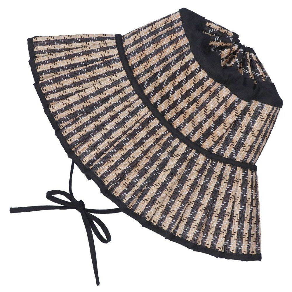 ローナマーレイ LORNA MURRAY 帽子 ストローハット 麦わら帽子 LUXE SHELL HAT ROMA MAXI バイザー サンハット
